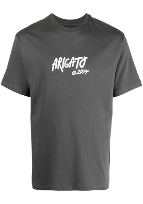 Axel Arigato logo-print T-shirt - Grey