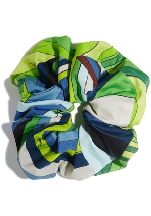 PUCCI abstract-print scrunchie - Green