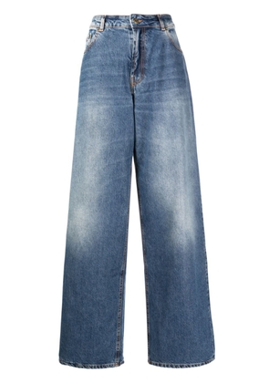Roberto Cavalli high-rise wide-leg jeans - Blue