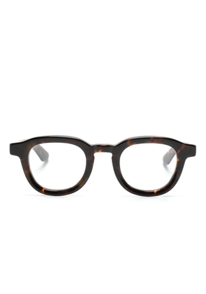 Moscot Dahven square-frame glasses - Brown