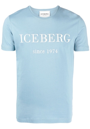 Iceberg logo-print cotton T-shirt - Blue