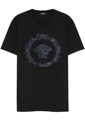 Versace Medusa Cartouche cotton T-shirt - Black