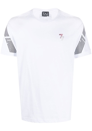 Ea7 Emporio Armani graphic sleeve t-shirt - White