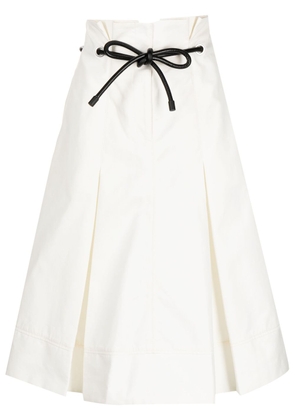 3.1 Phillip Lim Origami high-waisted midi skirt - White