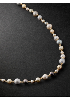 MAOR - Pnina Gold Pearl Necklace - Men - Gold