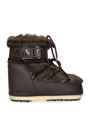 Moon Boot Faux Fur Icon Low Boots