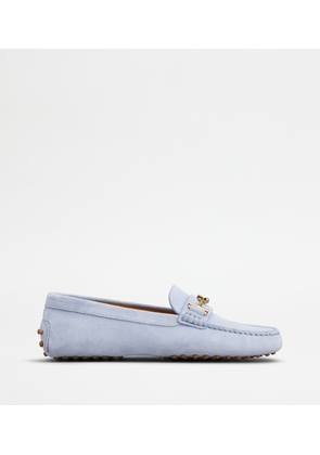 Tod's - Gommino Driving Shoes in Suede, LIGHT BLUE, 35 - Shoes