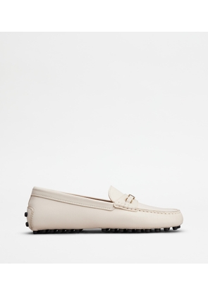 Tod's - Gommino Driving Shoes in Leather, OFF WHITE, 35 - Shoes