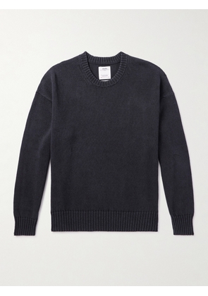 Visvim - Jumbo Cotton and Linen-Blend Sweater - Men - Black - 1