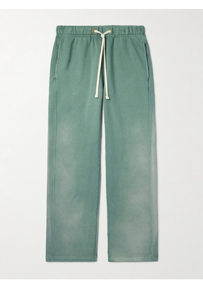 Les Tien - Straight-Leg Garment-Dyed Cotton-Jersey Sweatpants - Men - Green - S
