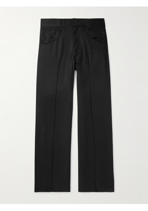Monitaly - Straight-Leg Lyocell Trousers - Men - Black - UK/US 30