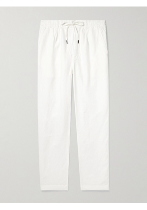 Polo Ralph Lauren - Tapered Linen-Twill Drawstring Trousers - Men - White - XS
