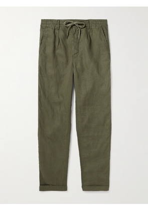 Polo Ralph Lauren - Straight-Leg Linen Drawstring Trousers - Men - Green - XS