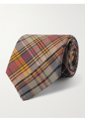 Polo Ralph Lauren - 8.5cm Patchwork Checked Cotton Tie - Men - Brown