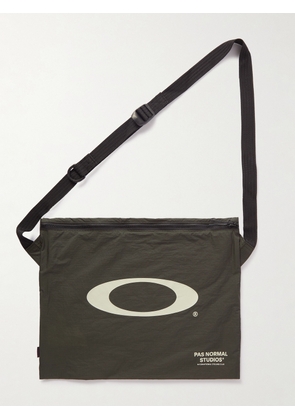 Pas Normal Studios - Oakley Off-Race Technical Logo-Print Ripstop Messenger Bag - Men - Brown