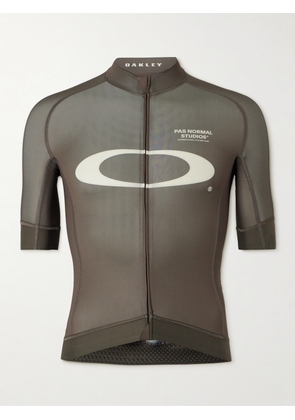 Pas Normal Studios - Oakley Mechanism Logo-Print Cycling Jersey - Men - Brown - S