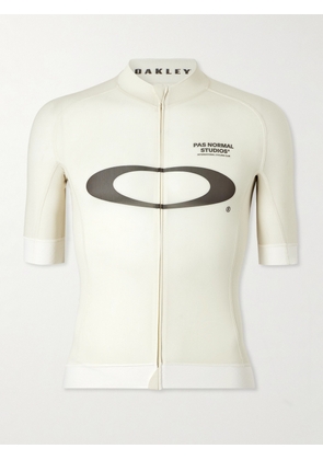 Pas Normal Studios - Oakley Mechanism Logo-Print Cycling Jersey - Men - Neutrals - S