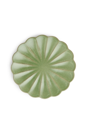 Terracotta Plate 24 cm - Green