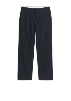 Hopsack Trousers - Blue