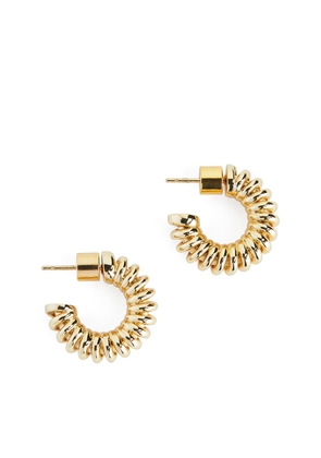 Mini Twisted Hoop Earrings - Gold
