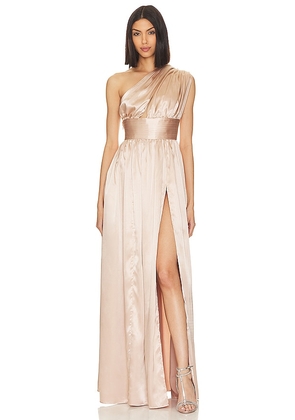 Bronx and Banco X Revolve Camilla Gown in Neutral. Size M, XS.
