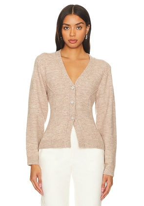 ASTR the Label Tamsin Cardigan in Beige. Size S, XL.