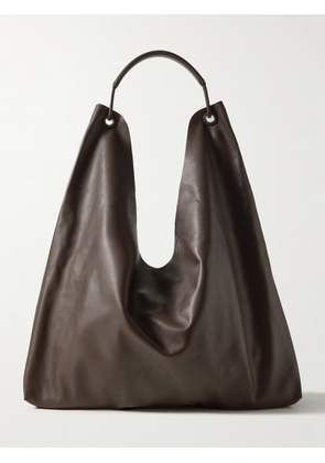 The Row - Bindle 3 Leather Shoulder Bag - Brown - One size