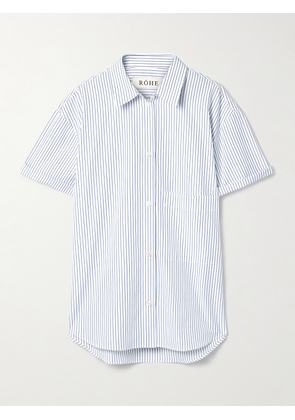RÓHE - Striped Cotton-poplin Shirt - White - FR34,FR36,FR38,FR40,FR42,FR44