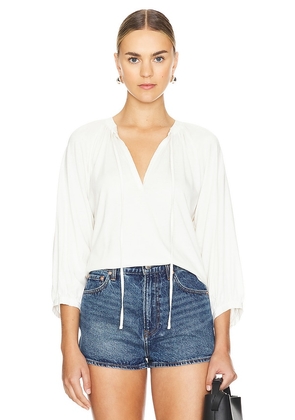 Nation LTD Brylee Peasant Top in Ivory. Size M, S, XL, XS.
