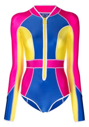 Duskii Monique colourblock paddle suit - Blue