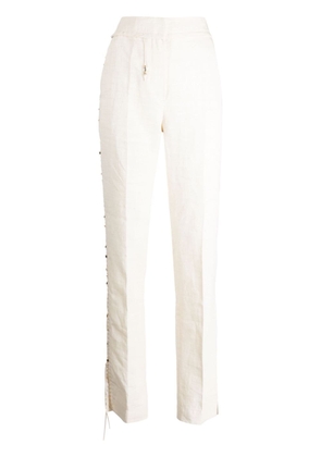 Jacquemus Le Pantalon Tibau Brodé tailored trousers - White