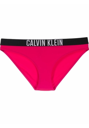 Calvin Klein logo-waist bikini briefs - Pink