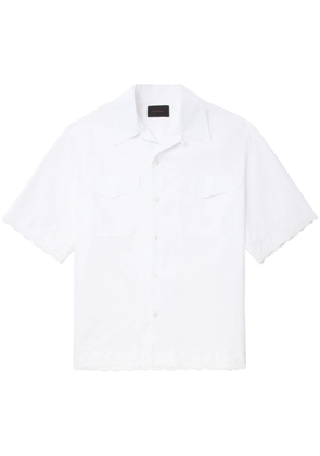 Simone Rocha broderie-anglaise cotton shirt - White