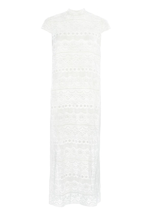 ERES Exquise sheer-lace long dress - White