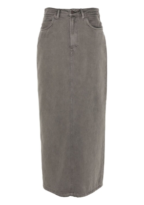 Acne Studios maxi denim skirt - Grey