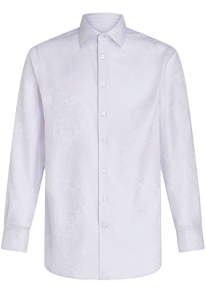 ETRO jacquard cotton shirt - White