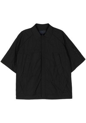 Juun.J nylon military shirt - Black