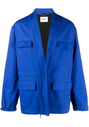 AMBUSH drawstring V-neck jacket - Blue