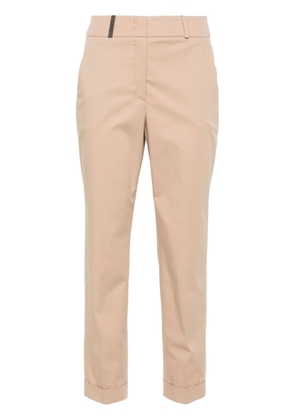 Peserico pressed-crease tailored trousers - Neutrals
