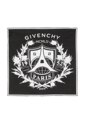 Givenchy logo-print neck scarf - Black