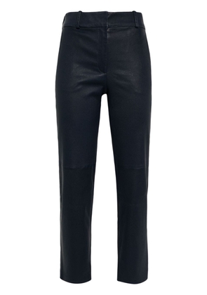 Arma Jen tapered-leg leather trousers - Blue