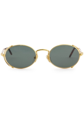 Jean Paul Gaultier x Burna Boy oval-frame sunglasses - Gold