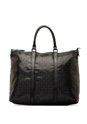 Gucci Pre-Owned 2000-2015 GG Imprime travel bag - Black