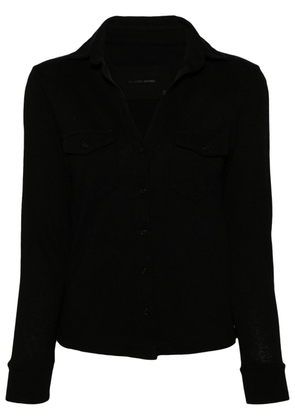 Nili Lotan long-sleeve cotton blouse - Black