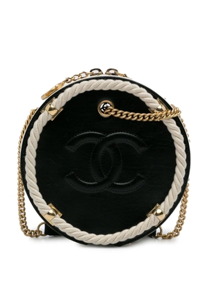 CHANEL Pre-Owned 2019 Small En vogue Round crossbody bag - Black