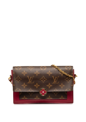 Louis Vuitton Pre-Owned 2018 Monogram Flore Wallet On Chain crossbody bag - Brown