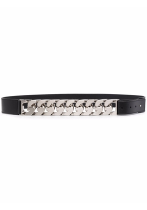 Givenchy chain-link leather belt - Black