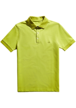 Fay logo-embroidered polo shirt - Green