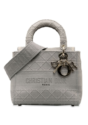 Christian Dior Pre-Owned 2020 Medium Cannage Lady D-Lite satchel - Grey