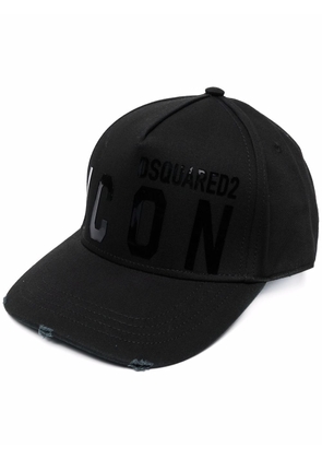 Dsquared2 Icon logo-print cap - Black
